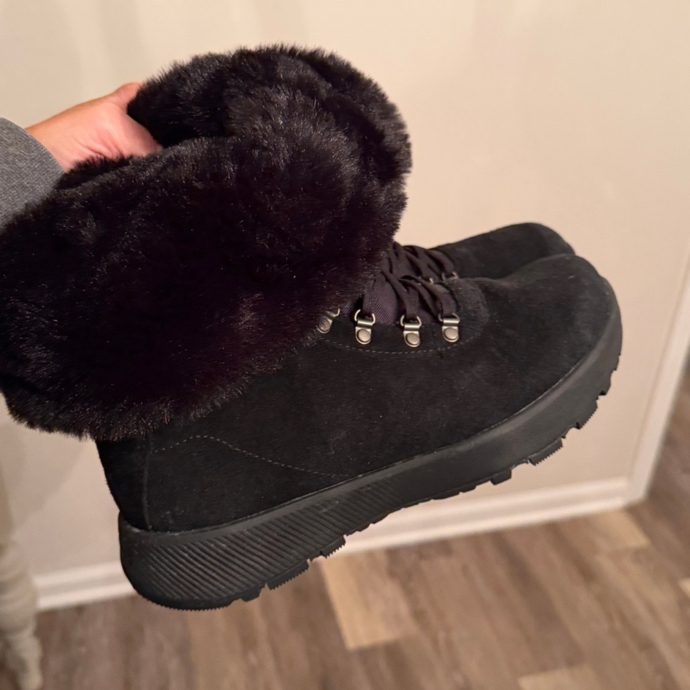 Columbia slope side omniheat black winter snow boots size 8.5 NEW - Picture 10 of 14